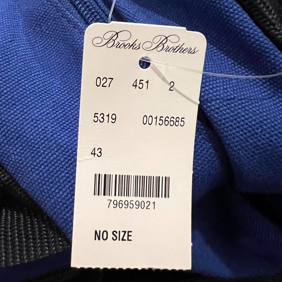 Brooks Brothers Unisex's Weekend Canvas Cotton Duffle Bag - Picture 2 of 2